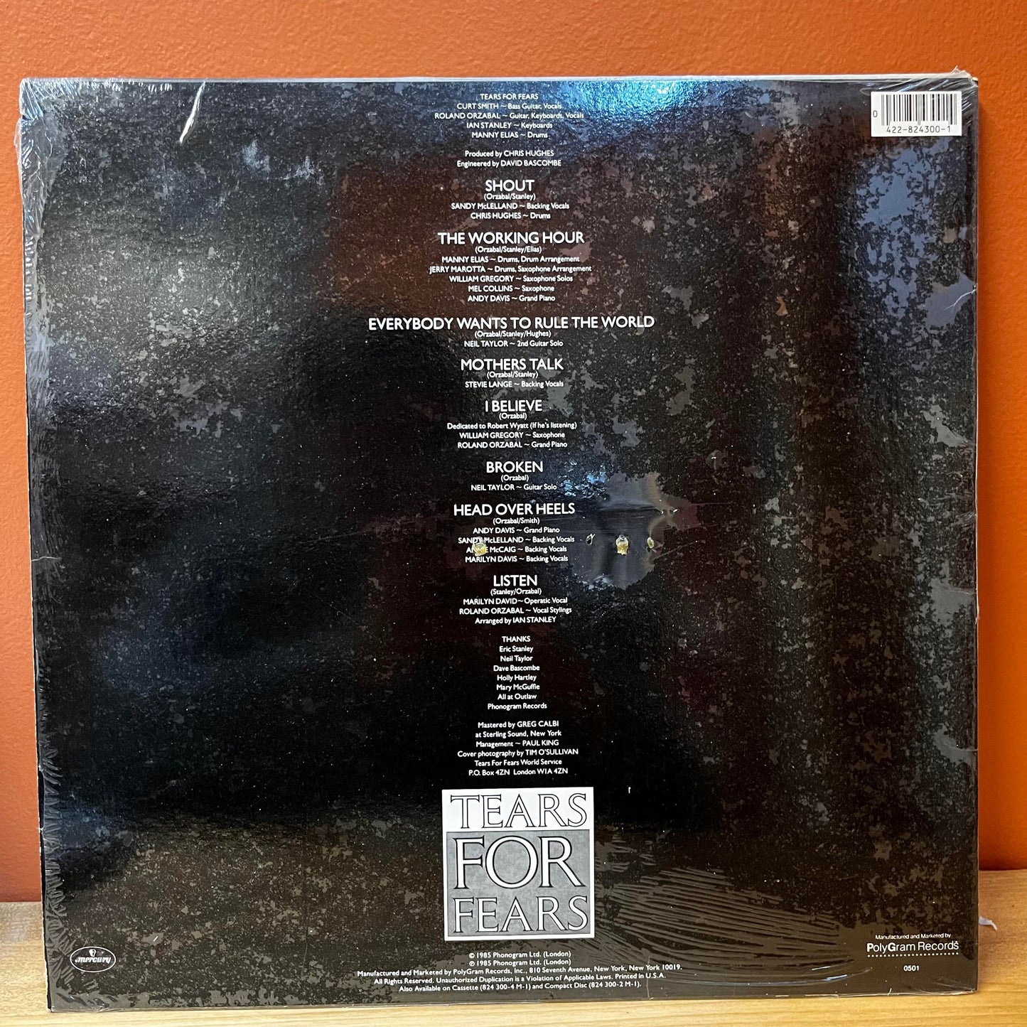 Tears For Fears - Songs From The Big Chair PolyGram 0501 Used EX