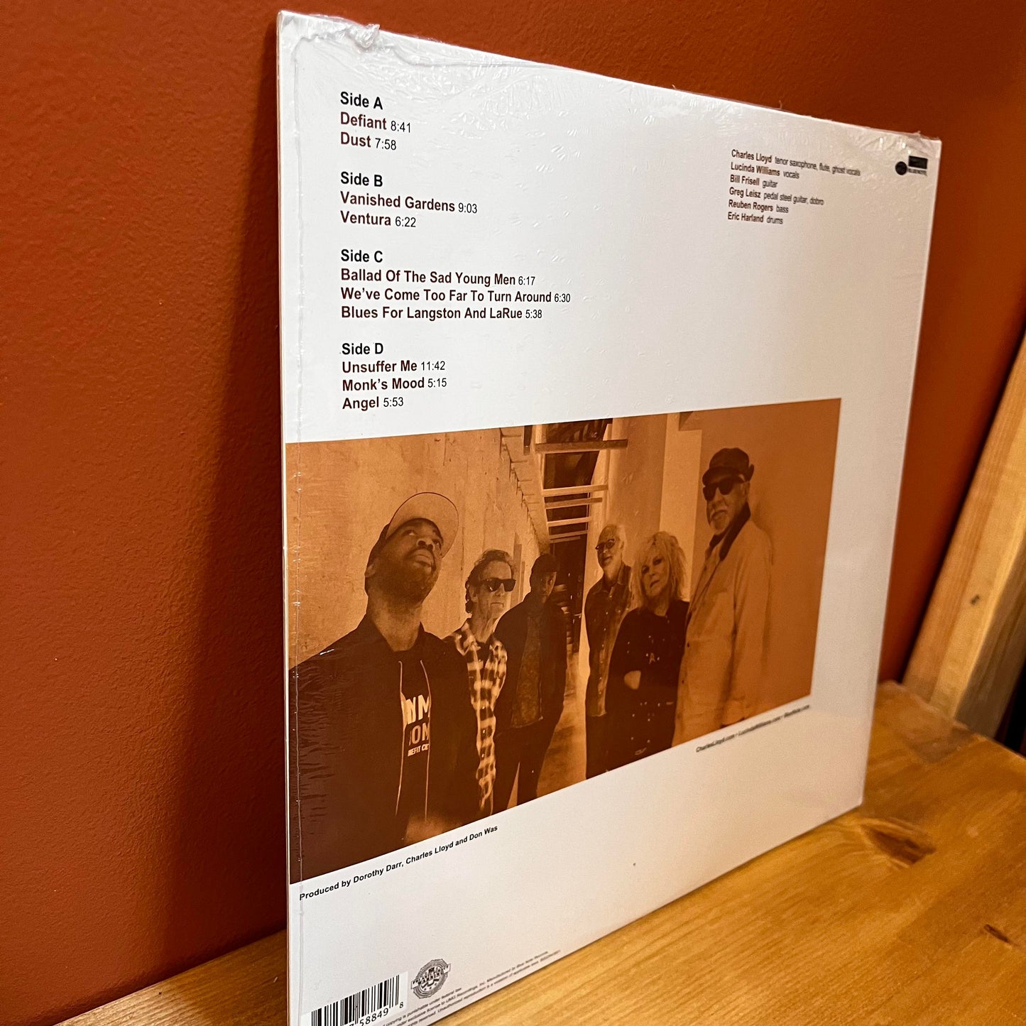 Vanished Gardens - Charles Lloyd & The Marvels + Lucinda Williams Blue Notes New Sealed Mint 2018
