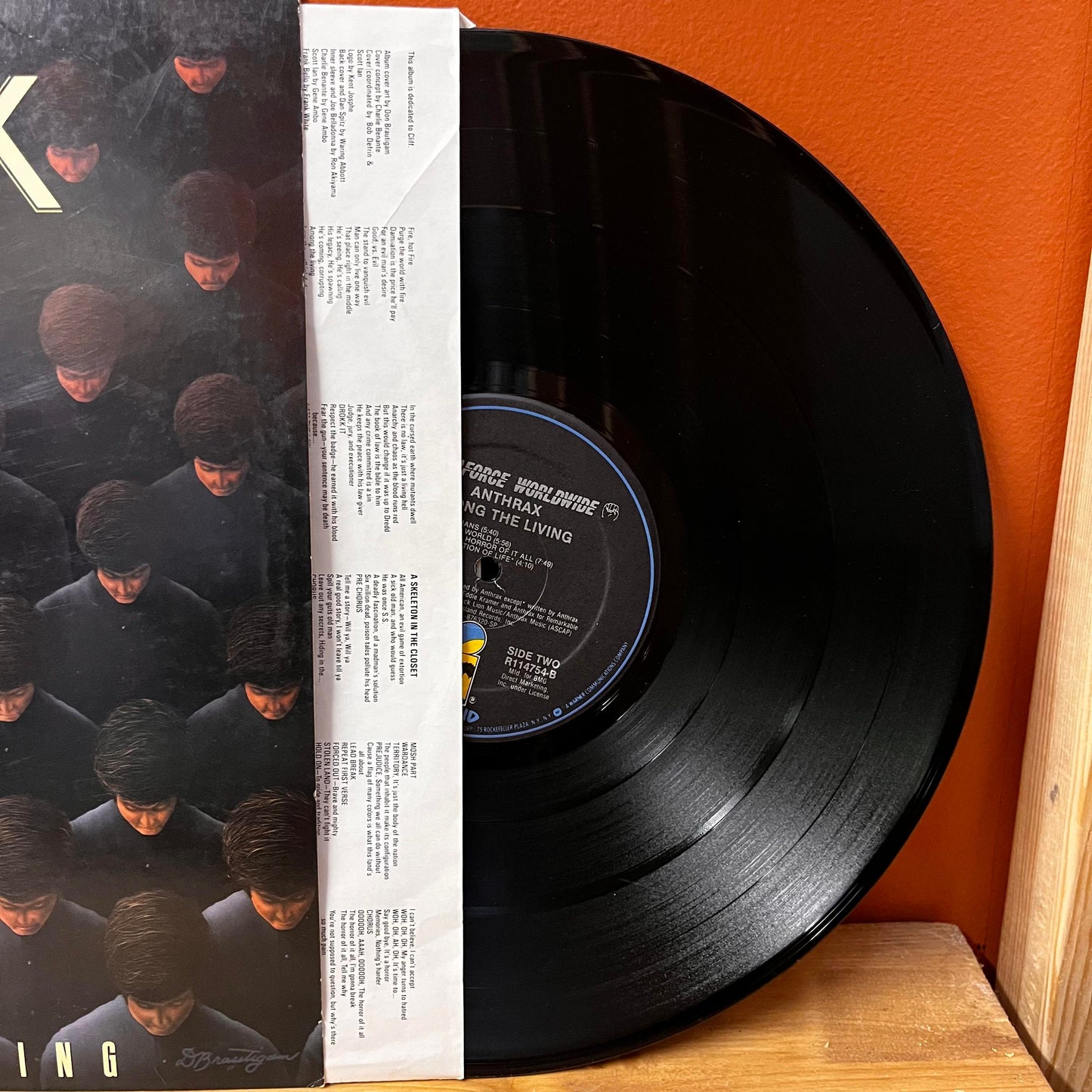 Anthrax Among The Living Club Edition R 114754 Used VG+ Vinyl