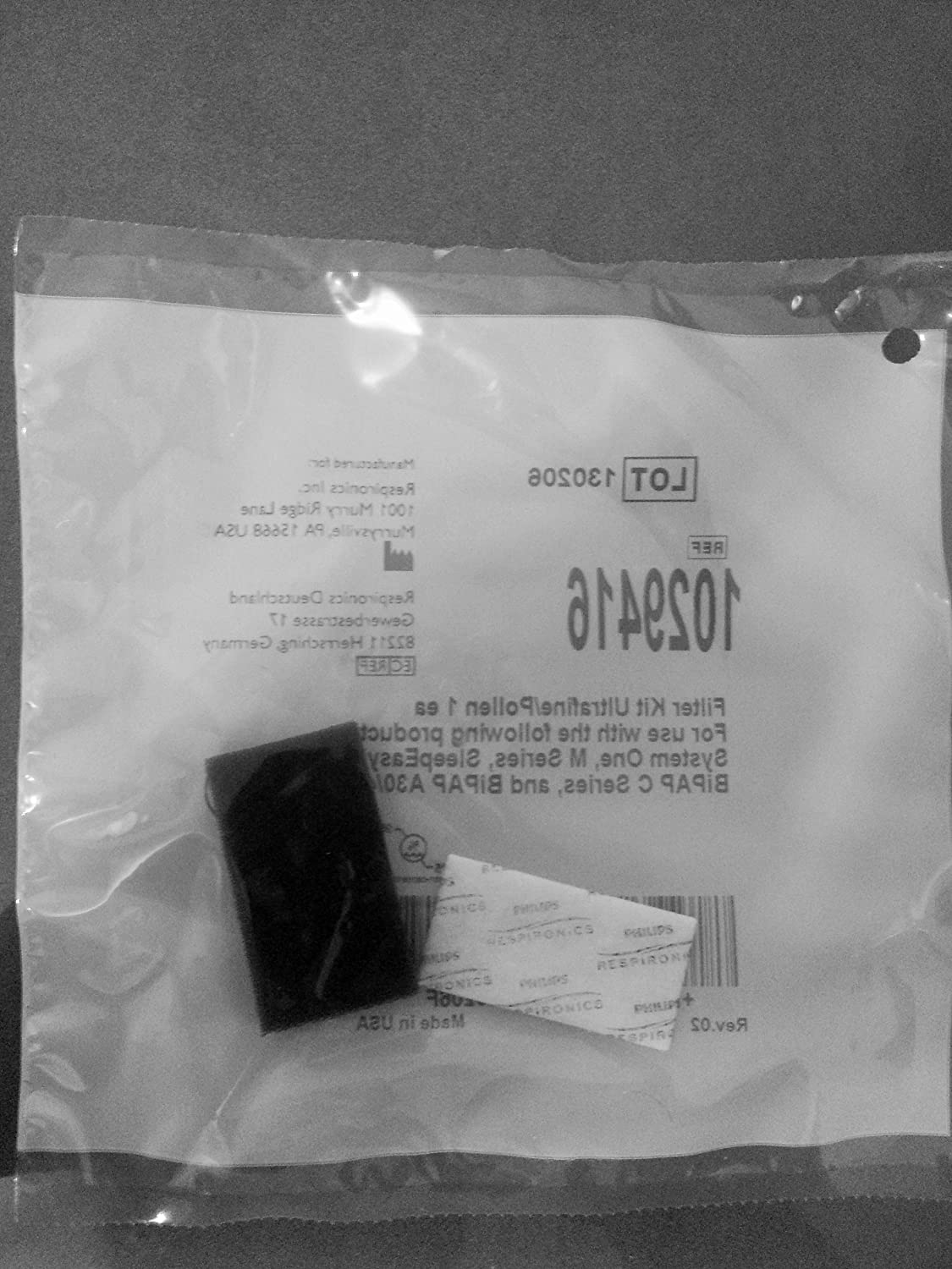 Respironics 1029416 M Series Filter Kit Ultrafine & Pollen |TAB Style NEW in Bag