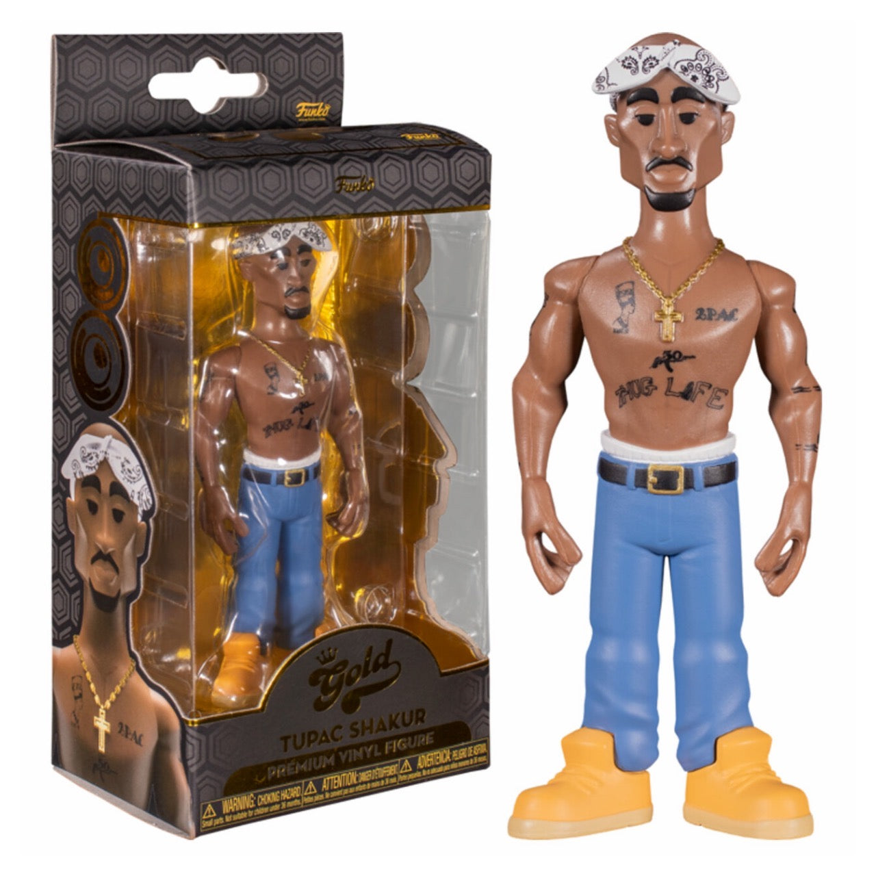 Tupac Shakur Funko Gold Premium Vinyl Figure