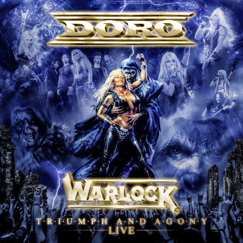 Warlock - Triumph & Agony Live - Doro (Vinyl) (Marbled Black & White)