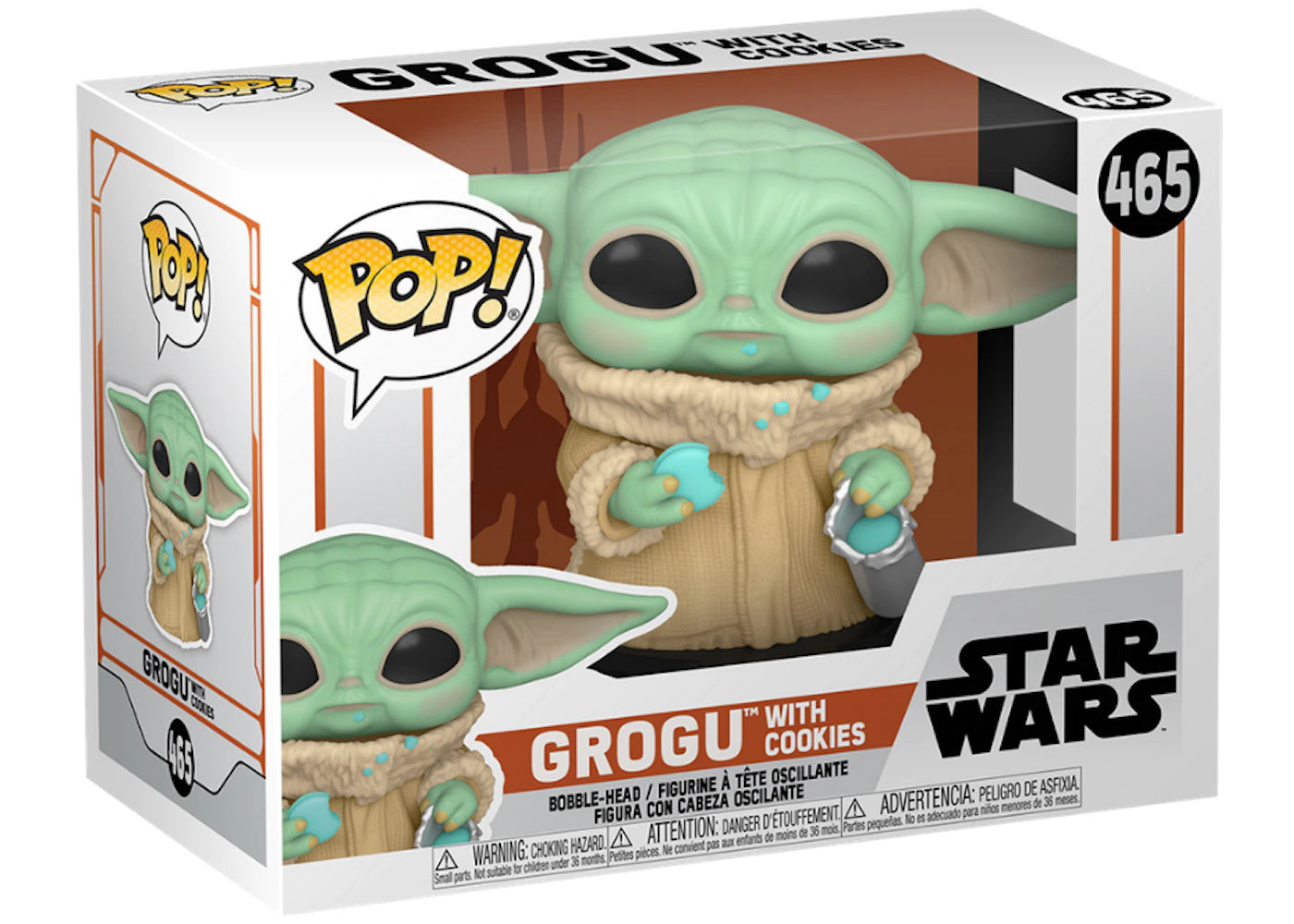 Funko Pop Grogu With Cookies Vinyl Figure #465