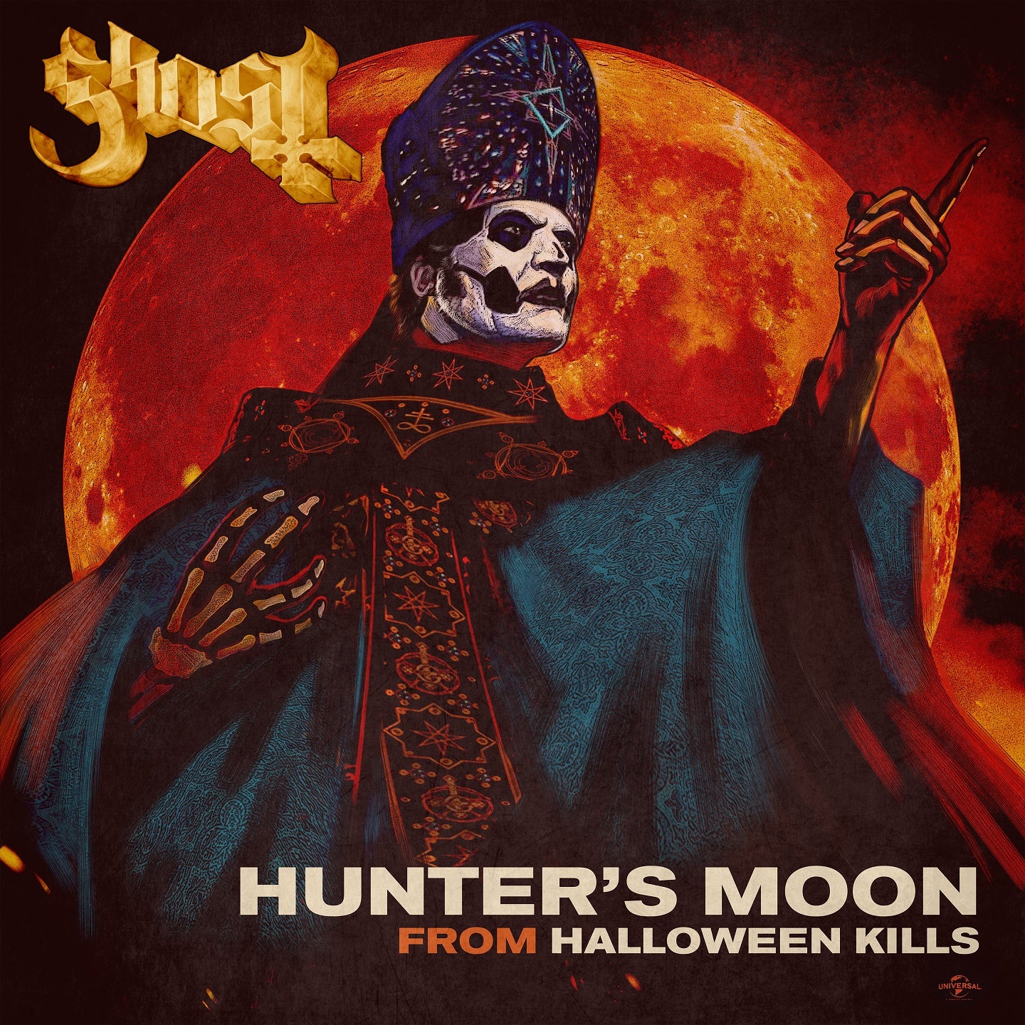 Hunter's Moon - Ghost (Midnight Black Vinyl Single)