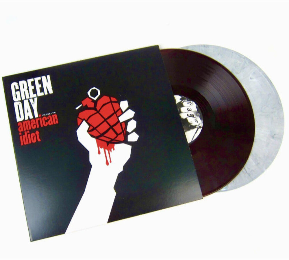 American Idiot ( Red with Black swirl/ White with Black swirl