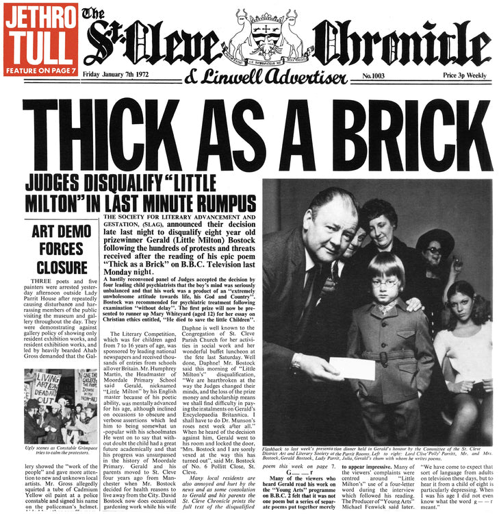 Thick as a Brick (40th Anniversary Special Edition)