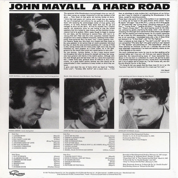 A Hard Road (Bonus Tracks) (2 Lp's)