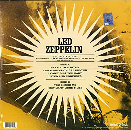 BBC Rock Hour: Recorded at the Playhouse Theatre, London 1969