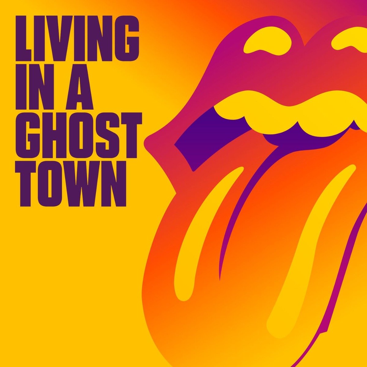 Living In A Ghost Town - The Rolling Stones (Vinyl) (Limited Edition 10in Orange Single)