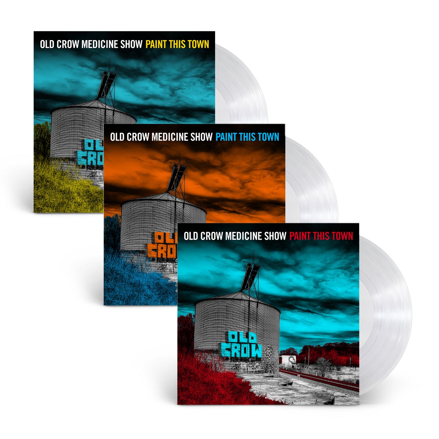 Paint This Town - Old Crow Medicine Show (Vinyl) (Indie Exclusive Limited Edition Clear LP, 3 Random Covers)