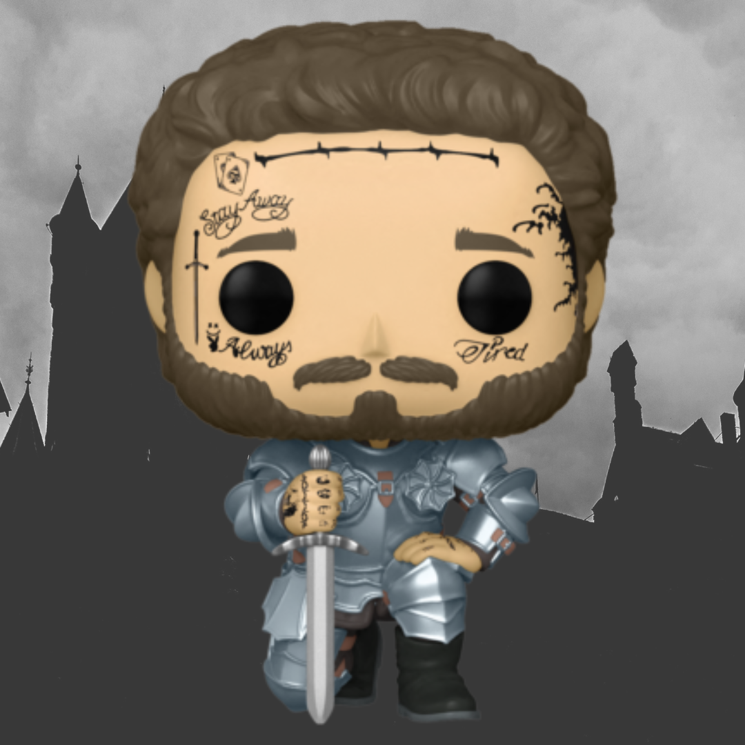 Funko Pop Post Malone Knight #253 Vinyl Figure