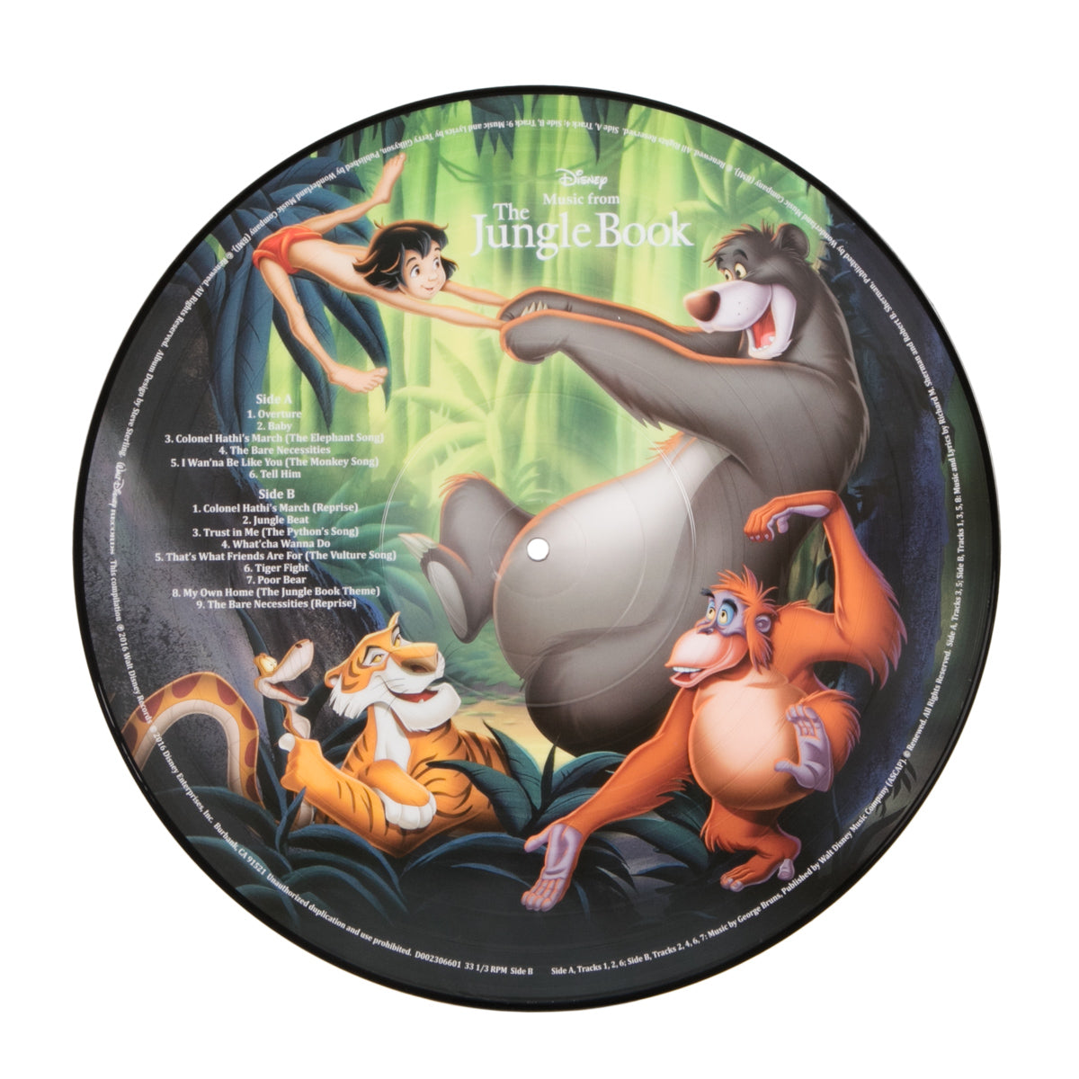 Music from The Jungle Book - Disney Picture Disc Vinyl