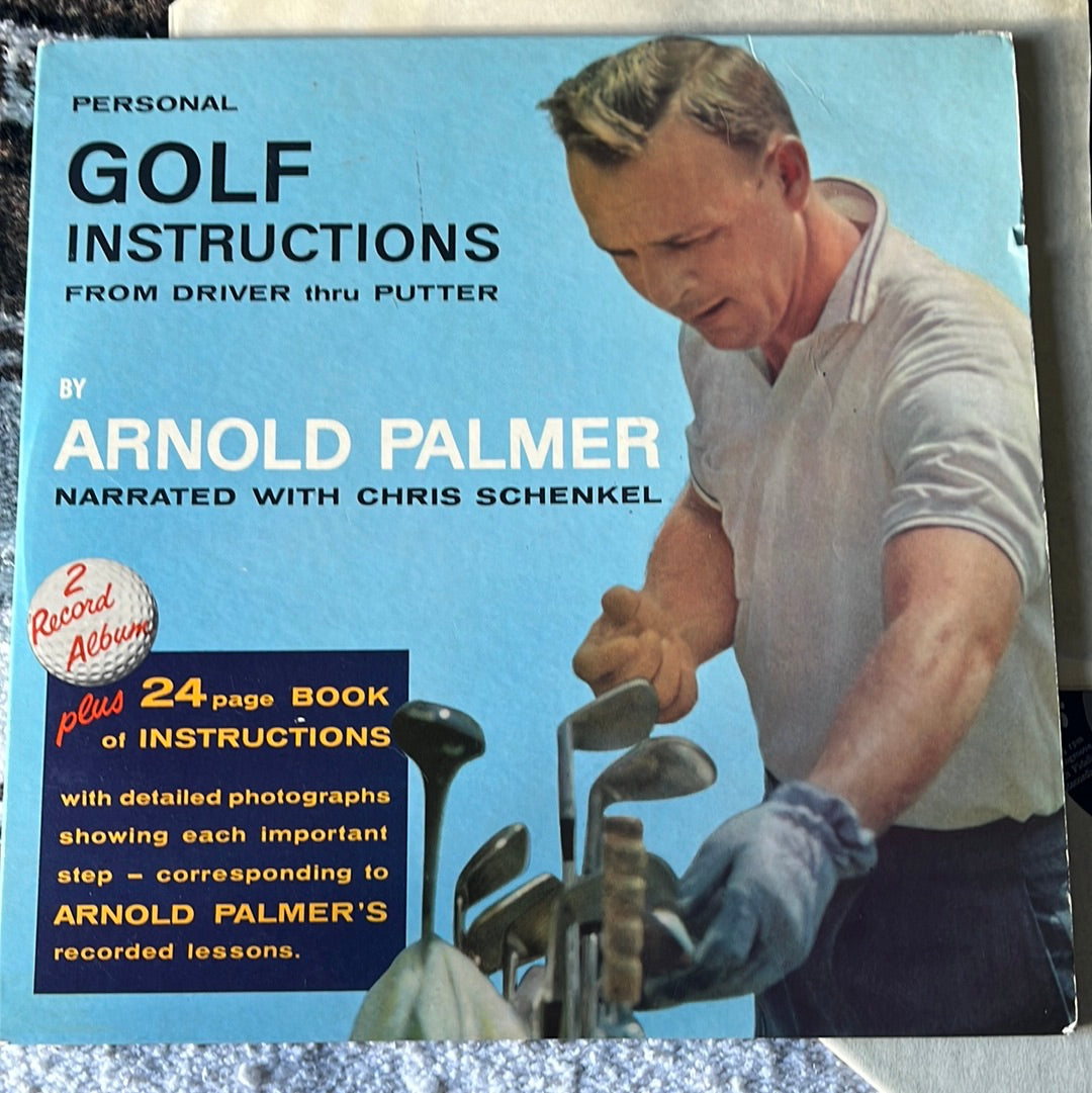 Personal Golf Instructions by Arnold Palmer 2 LP With Booklet Vinyl VG+ Used