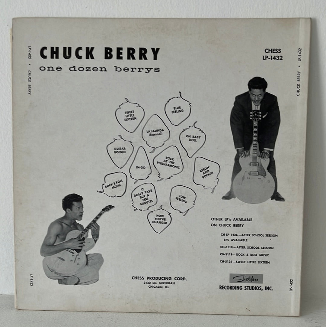 Chuck Berry - One Dozen Berrys Mono US 1958 Chess LP-1432 Black Label High Fidelity Used VG+