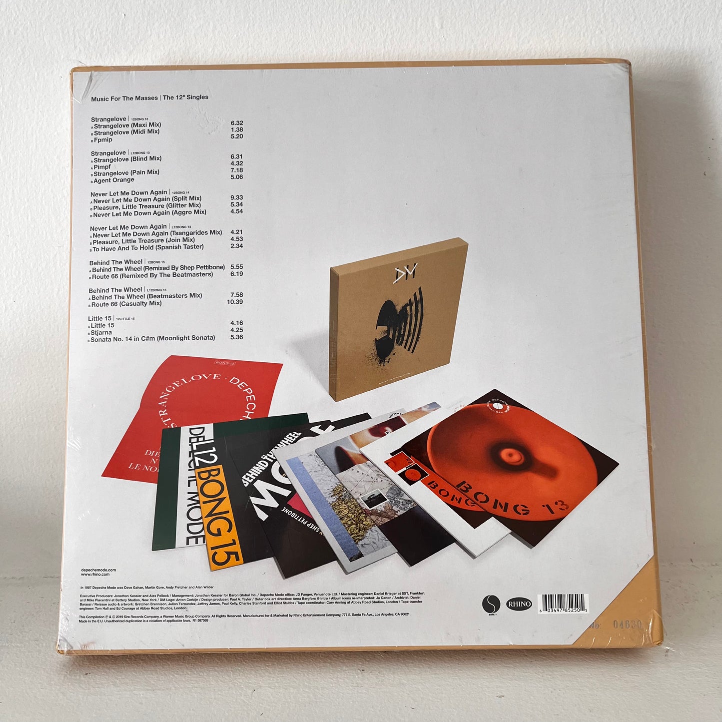 Music for the Masses The Singles - Depeche Mode New Sealed Mint Vinyl Box Set