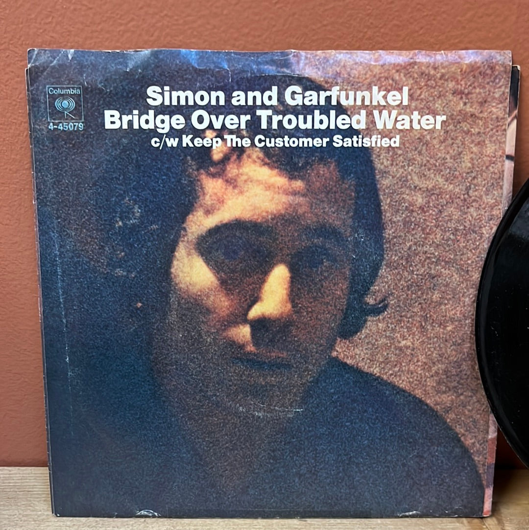 Simon and Garfunkel Bridge Over Troubled Water c/w Keep The Customer Satisfied Columbia 4-45079 45 RPM VG+