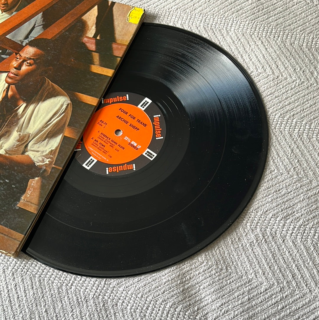 Four For Trane - Archie Shepp Impulse STEREO A-71 UK Pressing VG+ Vinyl
