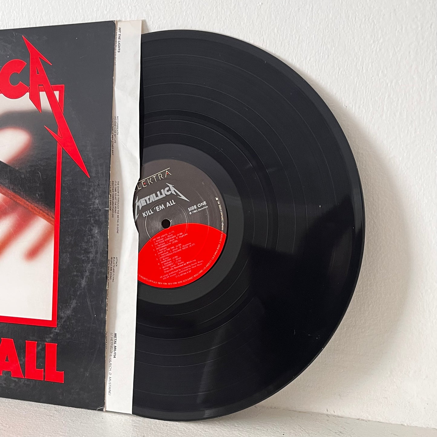 Metallica Kill 'Em All 60766-1 With Lyric Inner Sleeve VG+