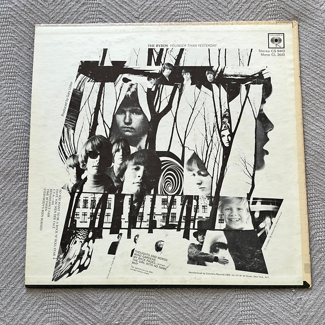 Younger Than Yesterday - The Byrds CL 2642 Mono US 1967 Columbia 360 Sound "Two-Eye" Scratched Used Good Vinyl