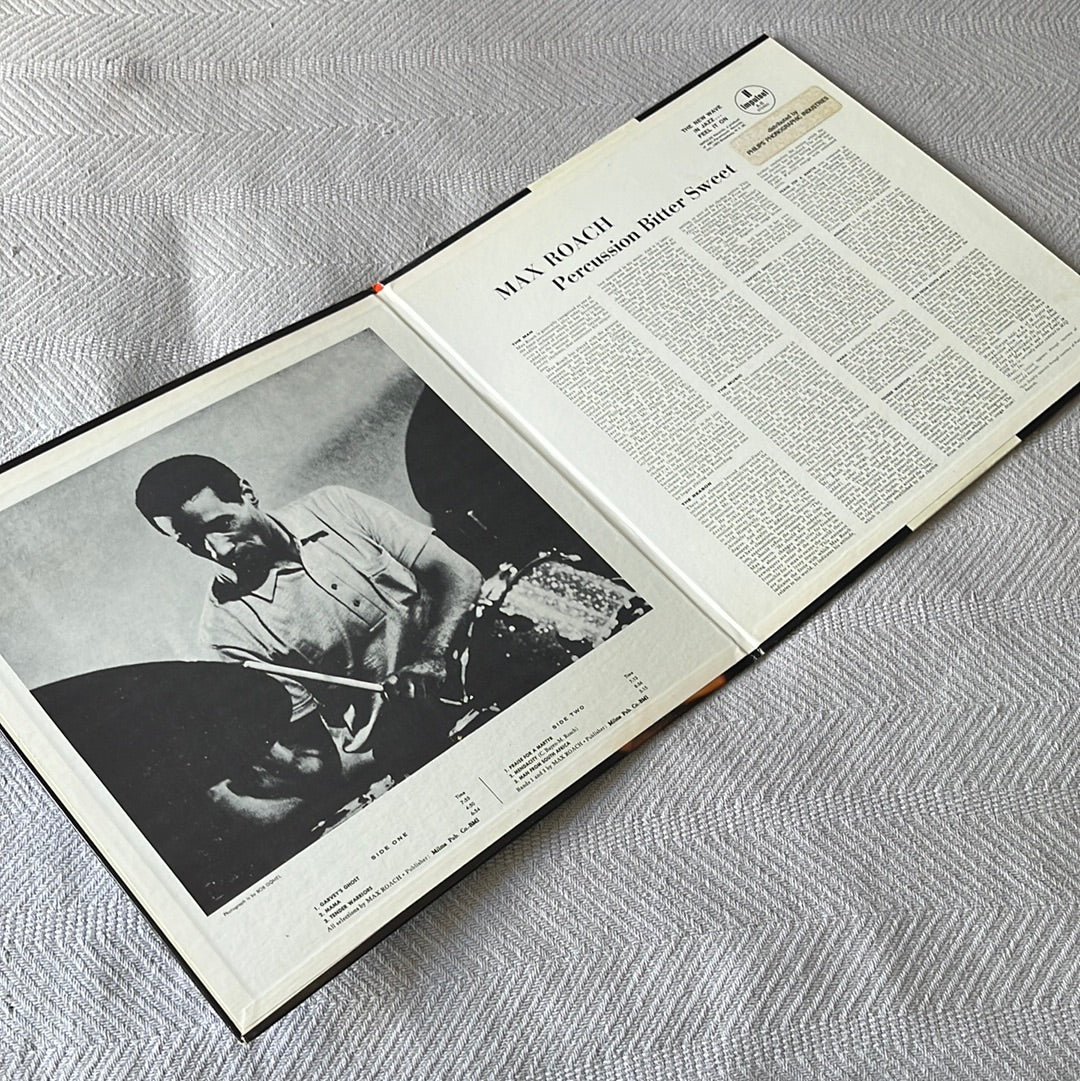 Percussion Bitter Sweet - Max Roach Netherlands Impulse STEREO A-8 Used VG+ Vinyl