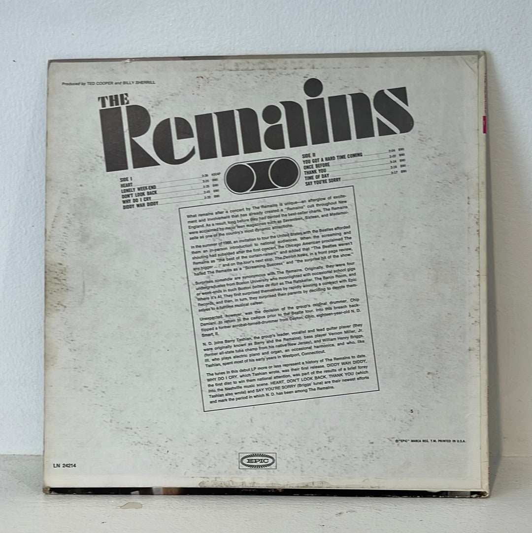 The Remains LN 24214 Mono Pressing VG Used Vinyl