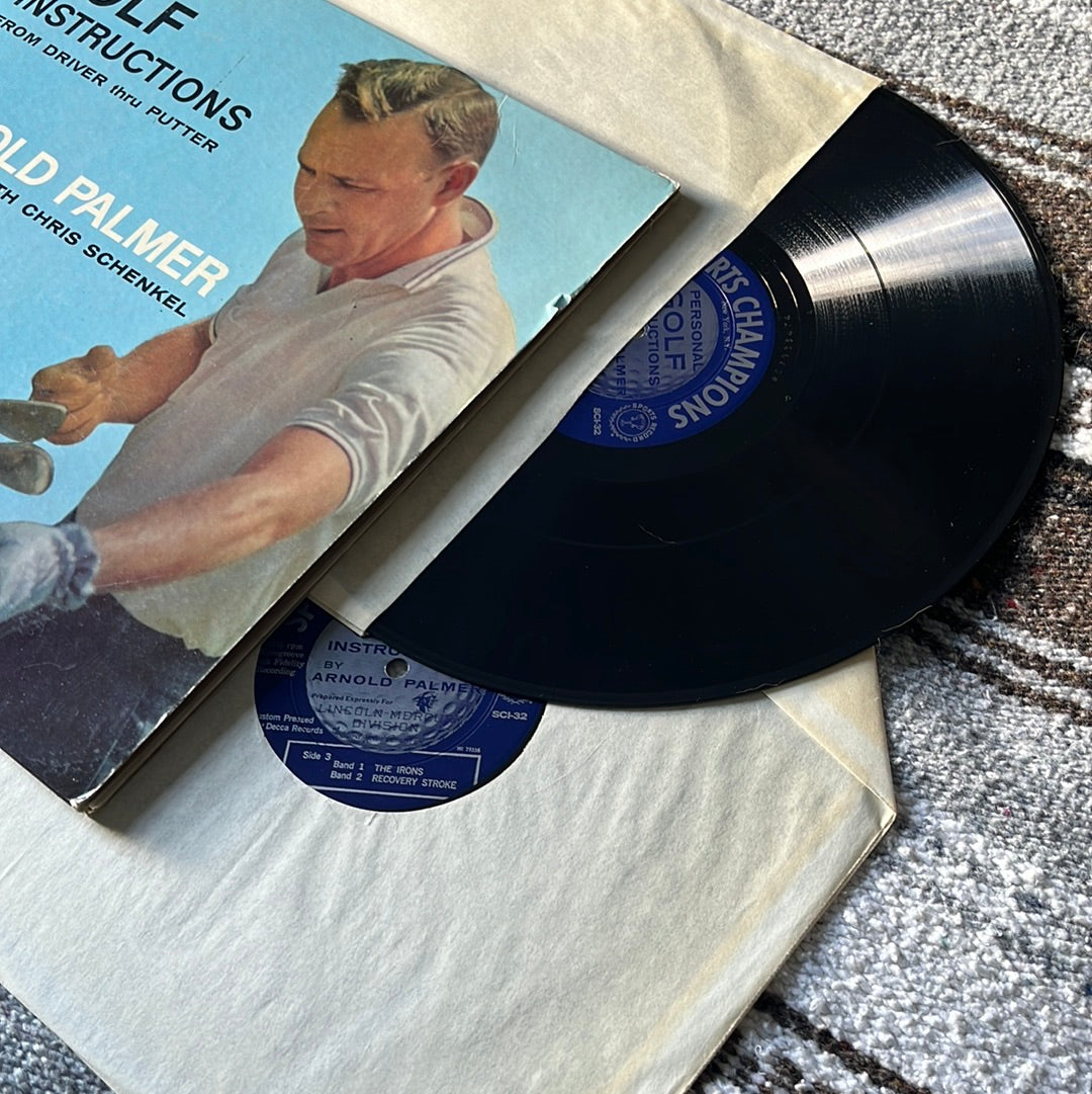 Personal Golf Instructions by Arnold Palmer 2 LP With Booklet Vinyl VG+ Used