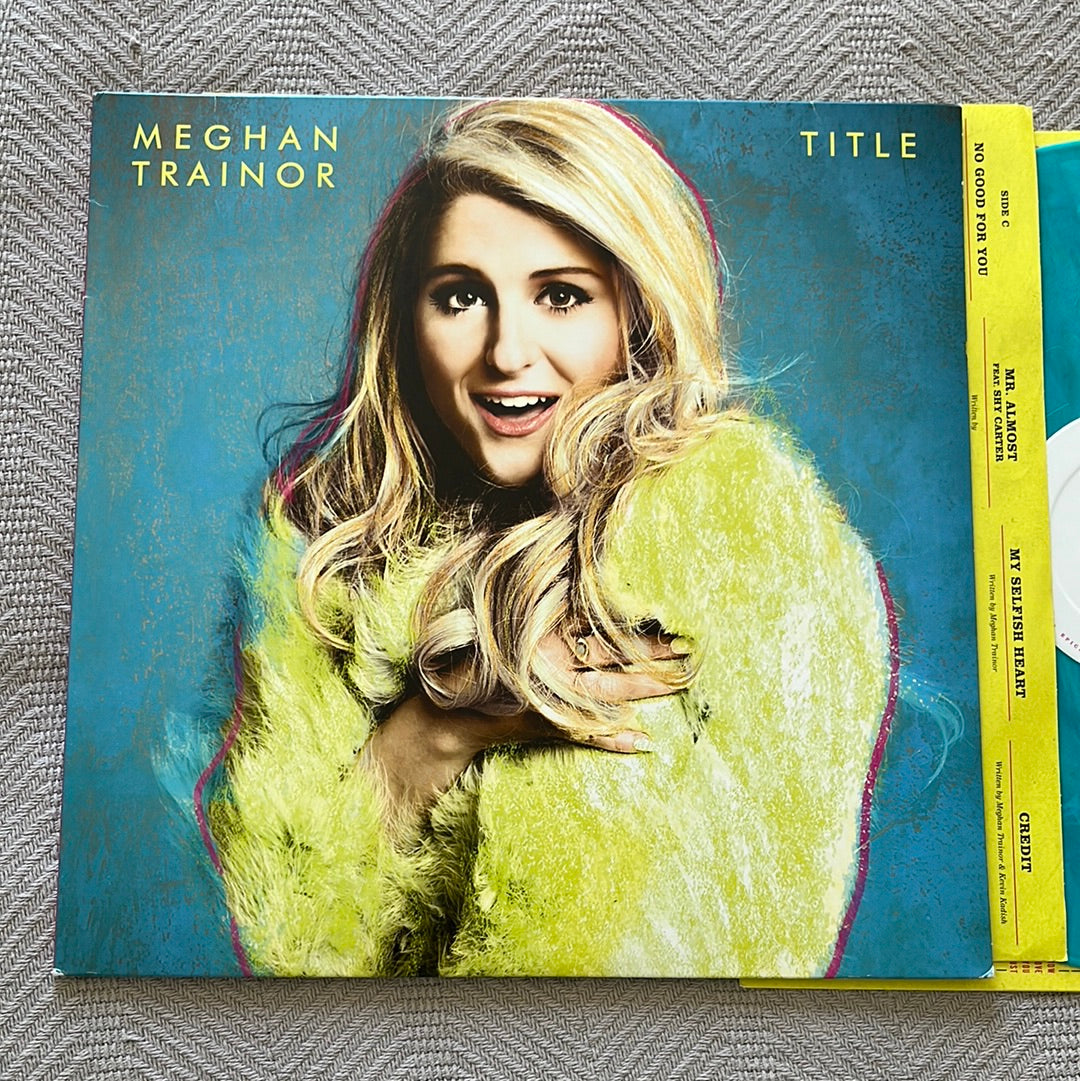 Title - Meghan Trainor Turquoise Pressing Vinyl Used VG+