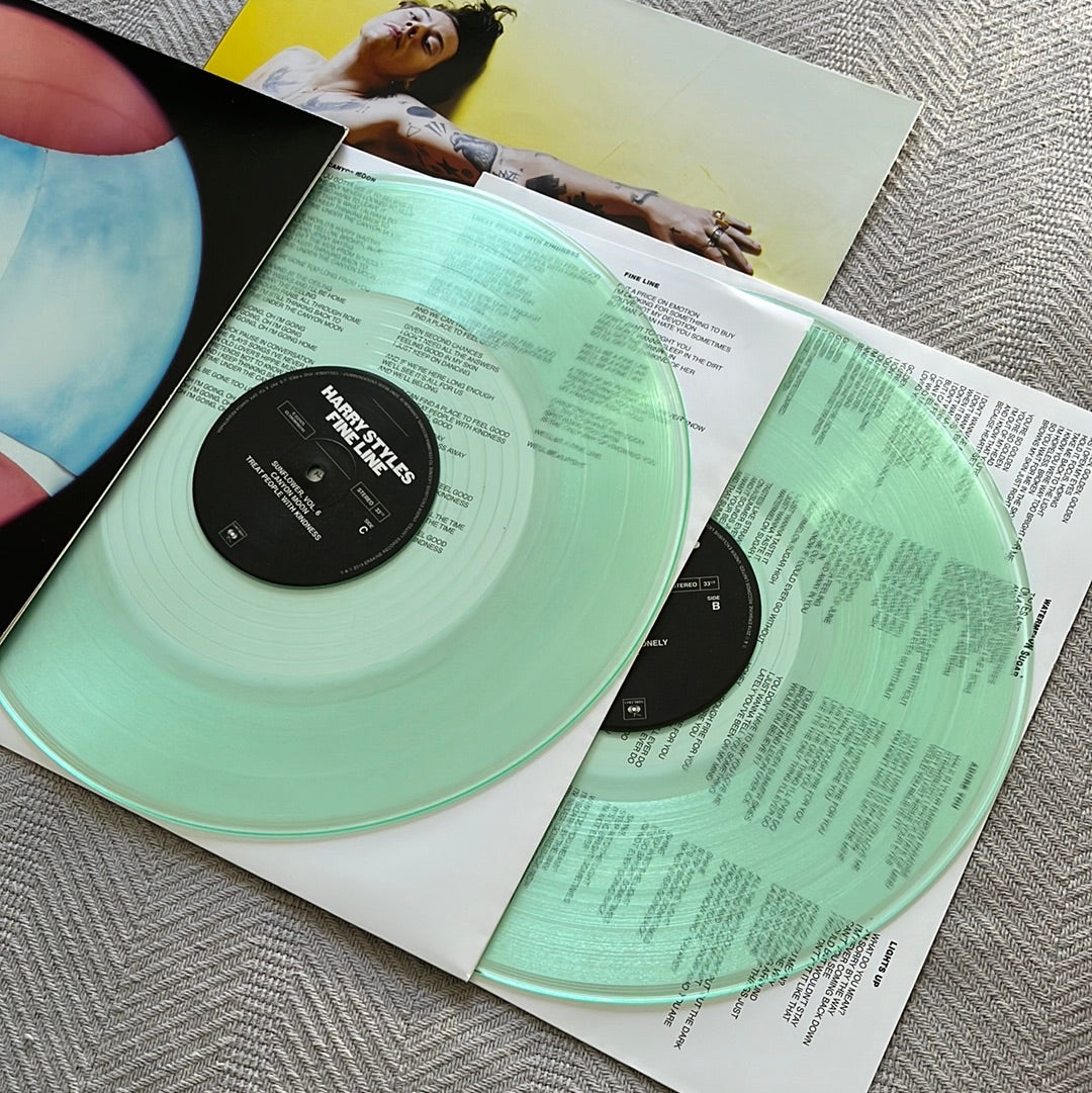 Fine Line - Harry Styles Coke Bottle Clear Vinyl Used Gatefold