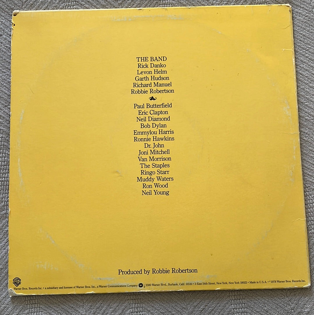 The Band The Last Waltz 3LP Vinyl US Printing 1978 3WS 3146 With Booklet Used VG