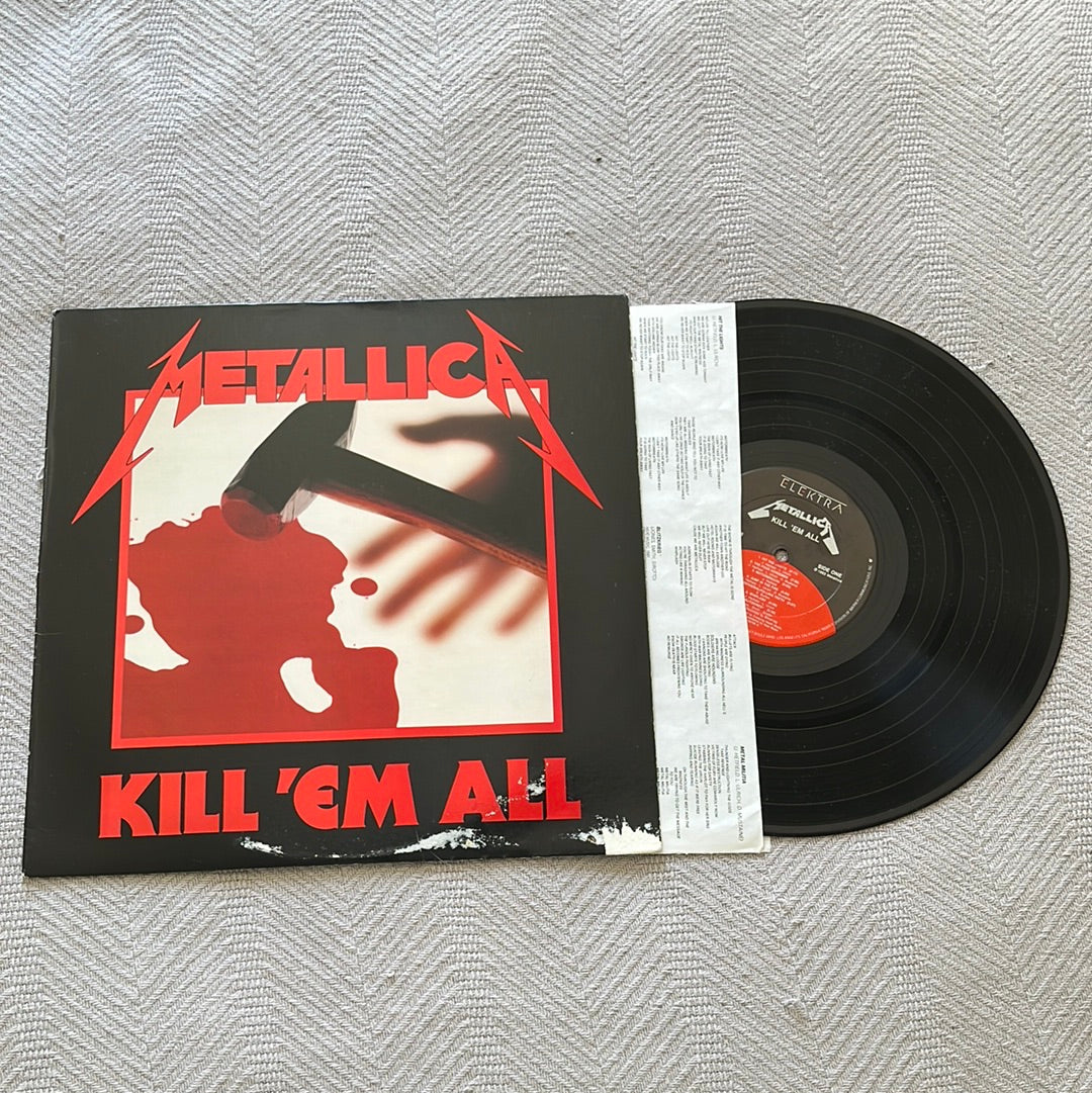 Kill 'Em All - Metallica 60766-1 Club Edition Reissue VG+ Used Vinyl –  Provo's Vintage Groove