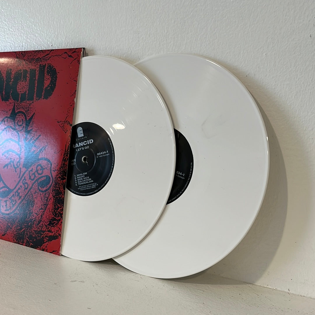 Let's Go - Rancid 2004 Repress White 10" Vinyl Double Set Excellent Condition