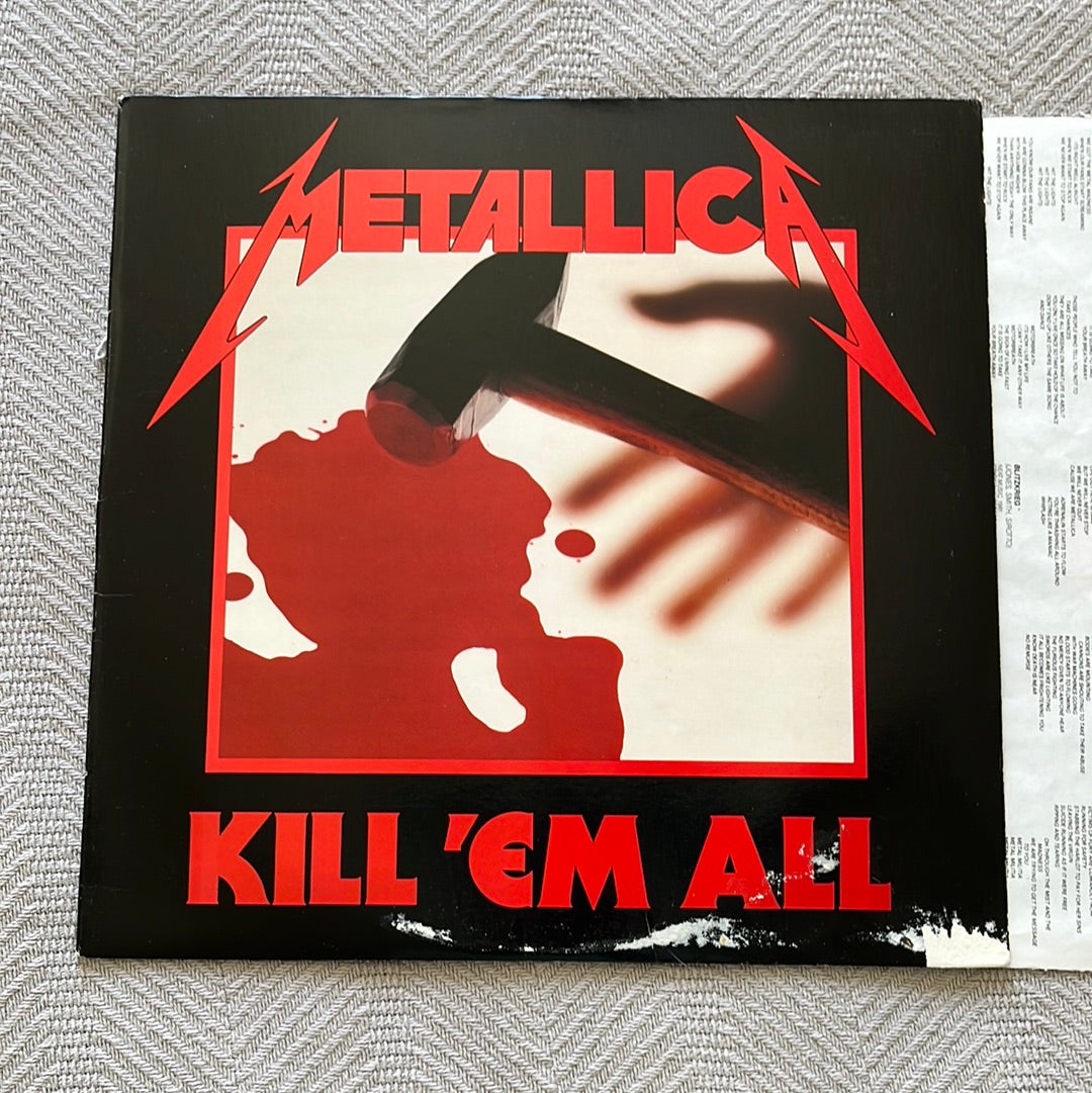 Kill 'Em All - Metallica 60766-1 Club Edition Reissue VG+ Used Vinyl