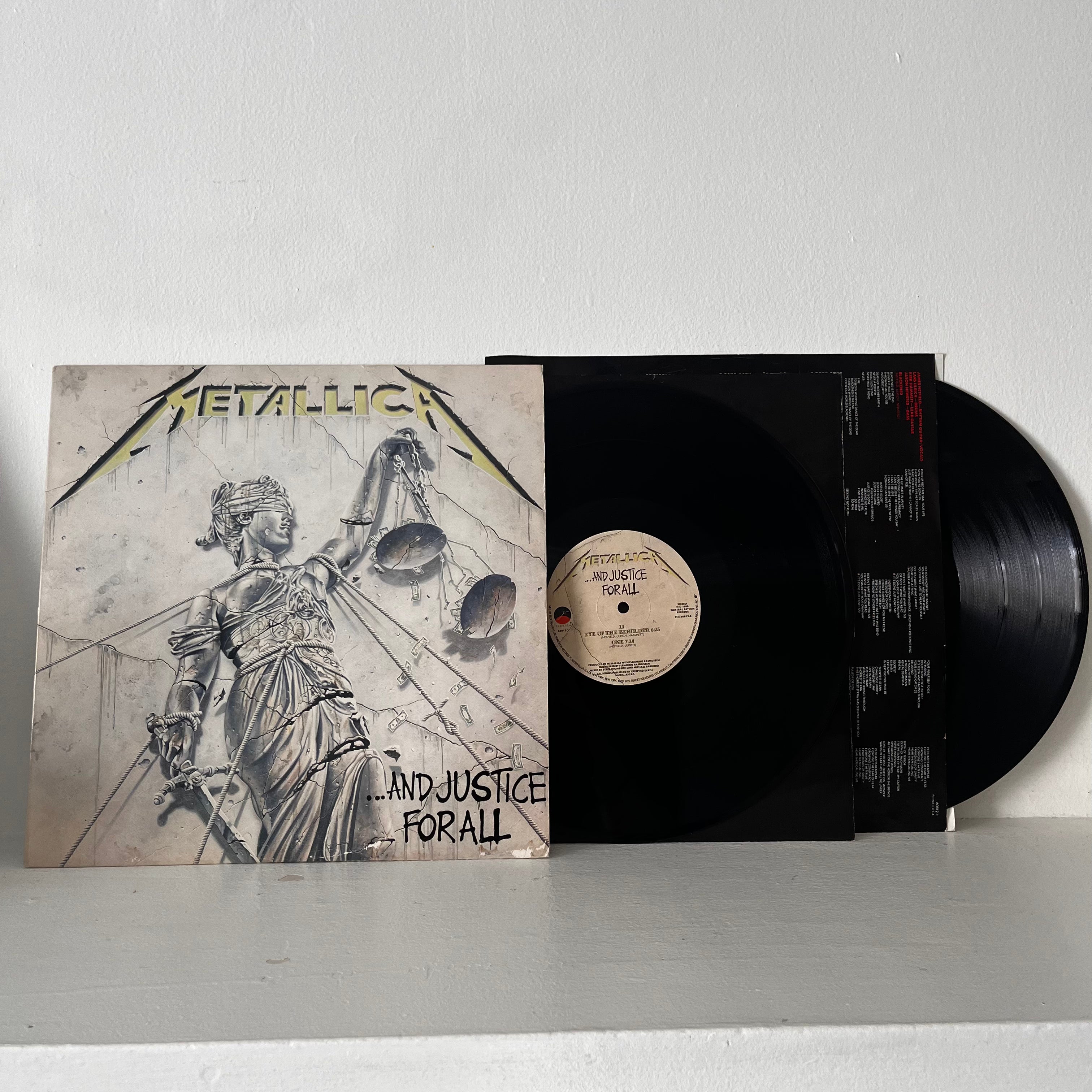 Metallica - And Justice For All 2x LP 1988 US ELEKTRA 60812-1 EX/EX online RARE Club Ed