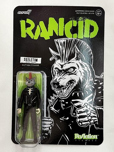 Super7 - Rancid ReAction Figure Wave 3 - Skeletim (Wolf Head) (Collectible, Figure, Action Figure)
