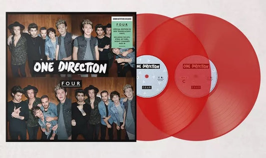 Four - One Direction Vinyl (Red Translucent) Small corner damage to sleeve