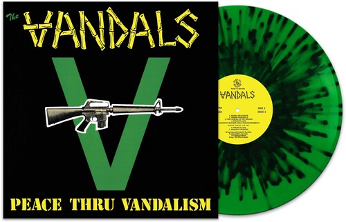 Peace Thru Vandalism - Green/ black Splatter