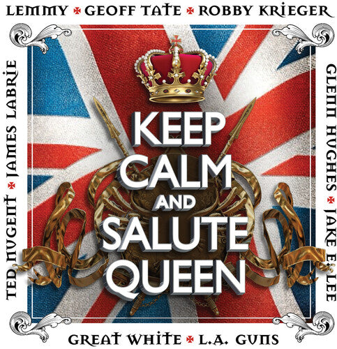 [Keep Calm & Salute Queen - red/ white