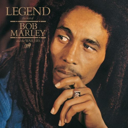 the album cover for Bob Marley & The Wailers - Legend