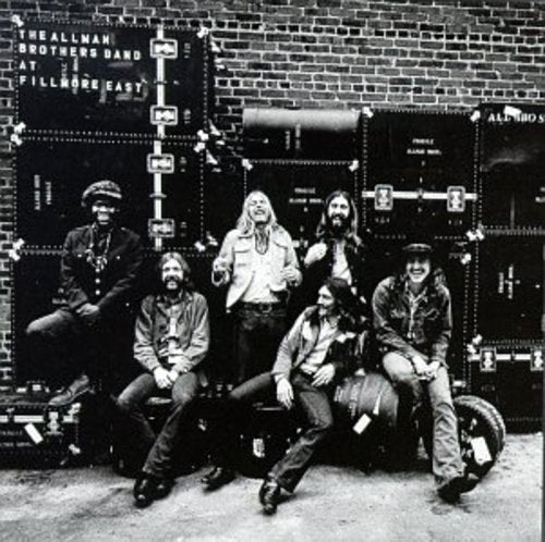 the album cover for The Allman Brothers Band - Allman Brothers Live at Fillmore East