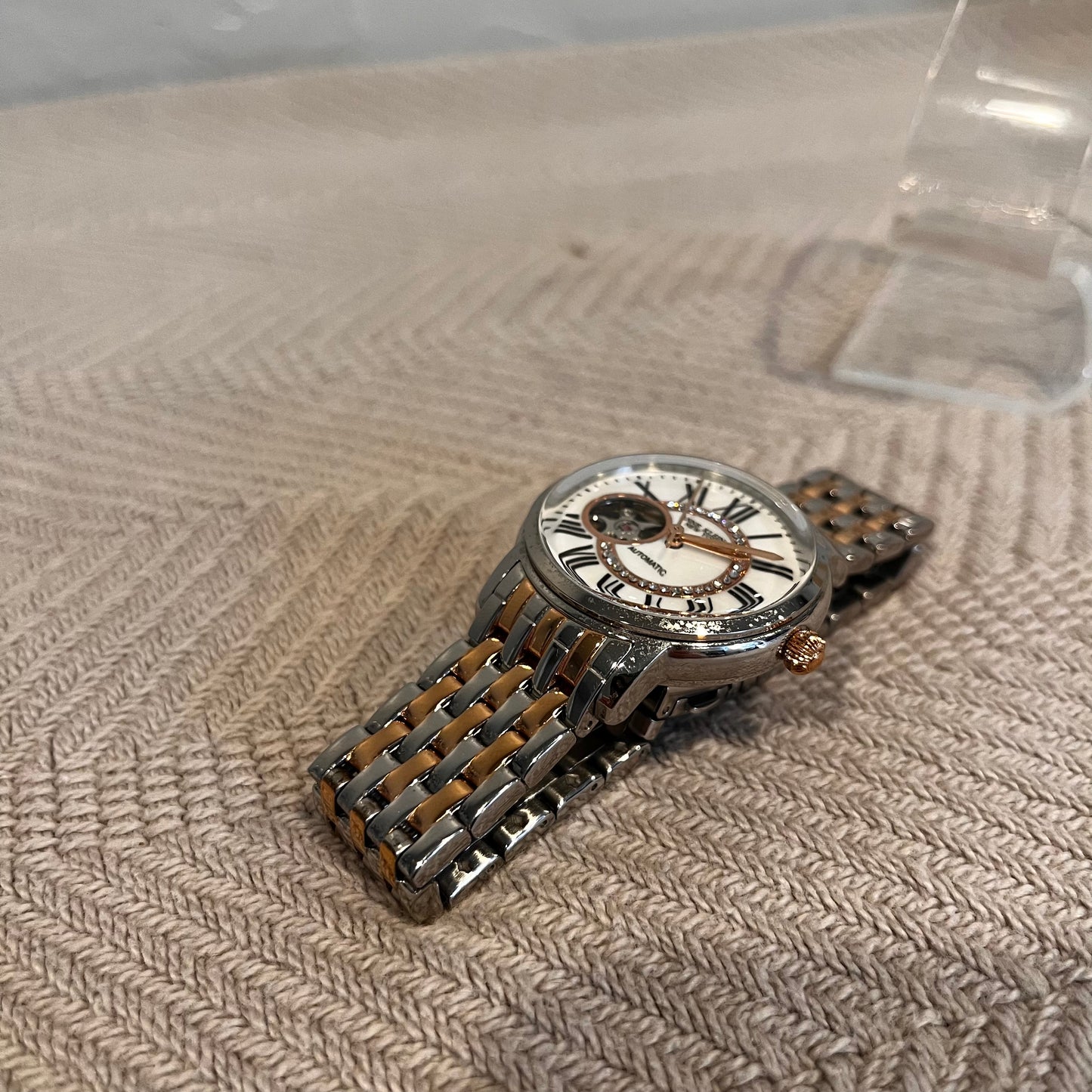 Anne Klein Women’s Automatic Watch Two Tone Mother of Pearl Dial - 12/2339MPRT Used