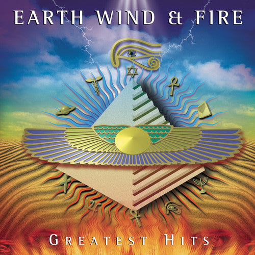the album cover for Earth, Wind & Fire - Earth Wind & Fire Greatest Hits