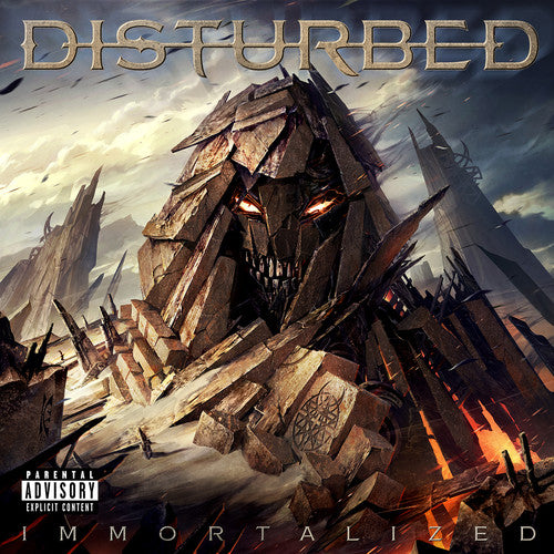 the album cover for Disturbed - Immortalized