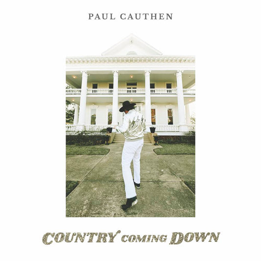 the album cover for Paul Cauthen - Country Coming Down [Indie Exclusive Limited Edition White LP]