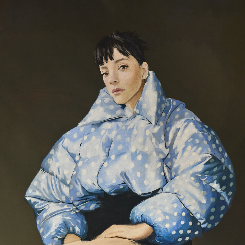 the album cover for Lily Allen - West End Girl 