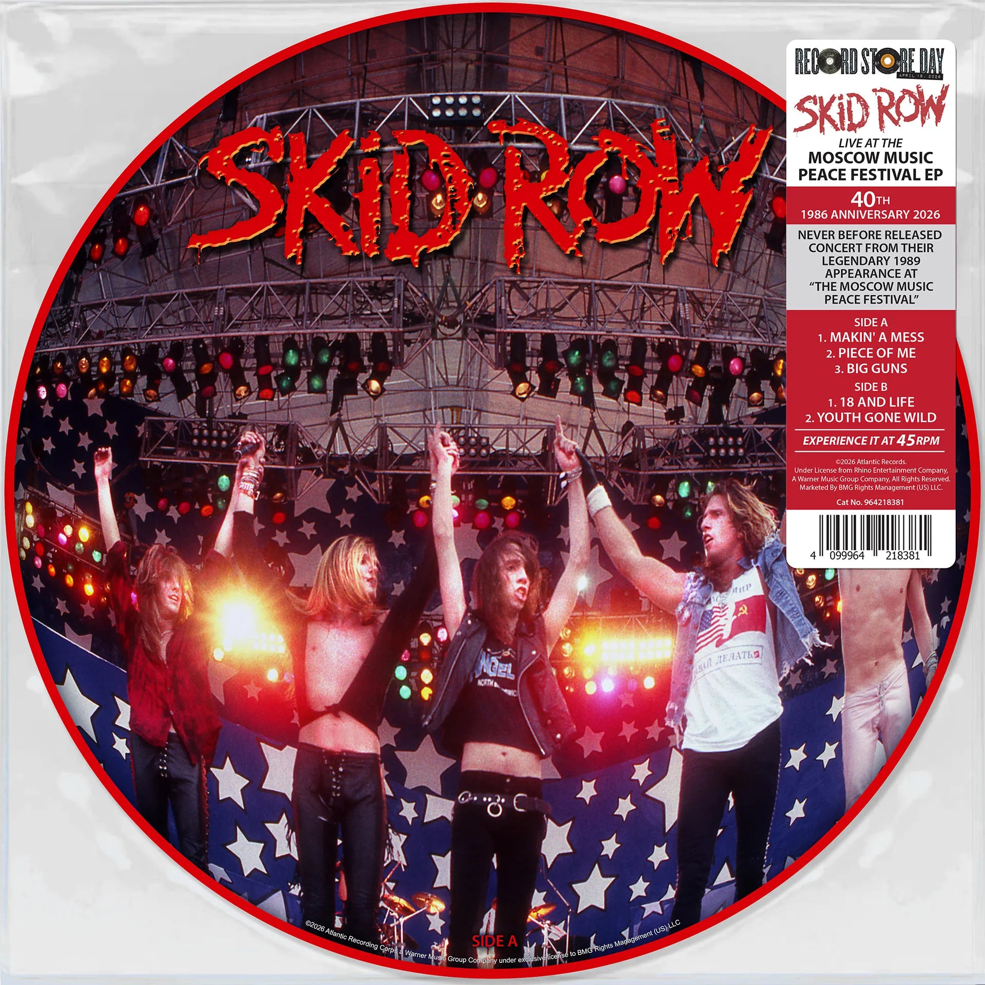 SKID ROW - LIVE AT THE MOSCOW MUSIC PEACE FESTIVAL