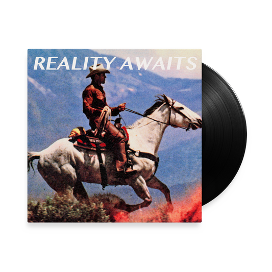 the album cover for The Strokes - Reality Awaits [Black Opaque]