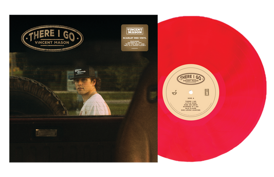 the album cover for Vincent Mason - There I Go [Scarlet Red]
