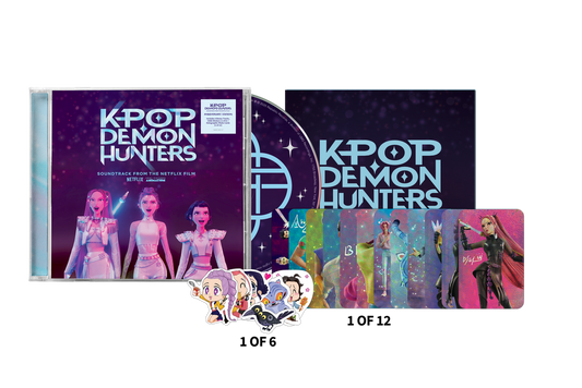 the album cover for Various Artists - KPop Demon Hunters (Soundtrack from the Netflix Film) - Anniversary Edition