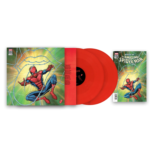 the album cover for The Rolling Stones - Foreign Tongues (Marvel Collector's Series) [Spider-Man]