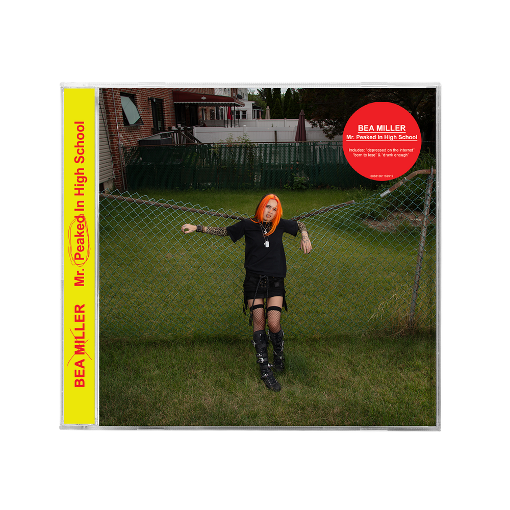 the album cover for Bea Miller - Mr. Peaked In High School